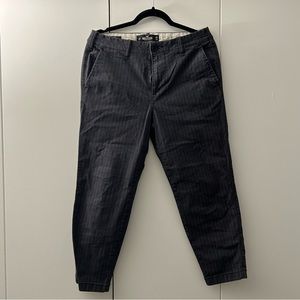 Hollister Cropped Pinstripe Pants